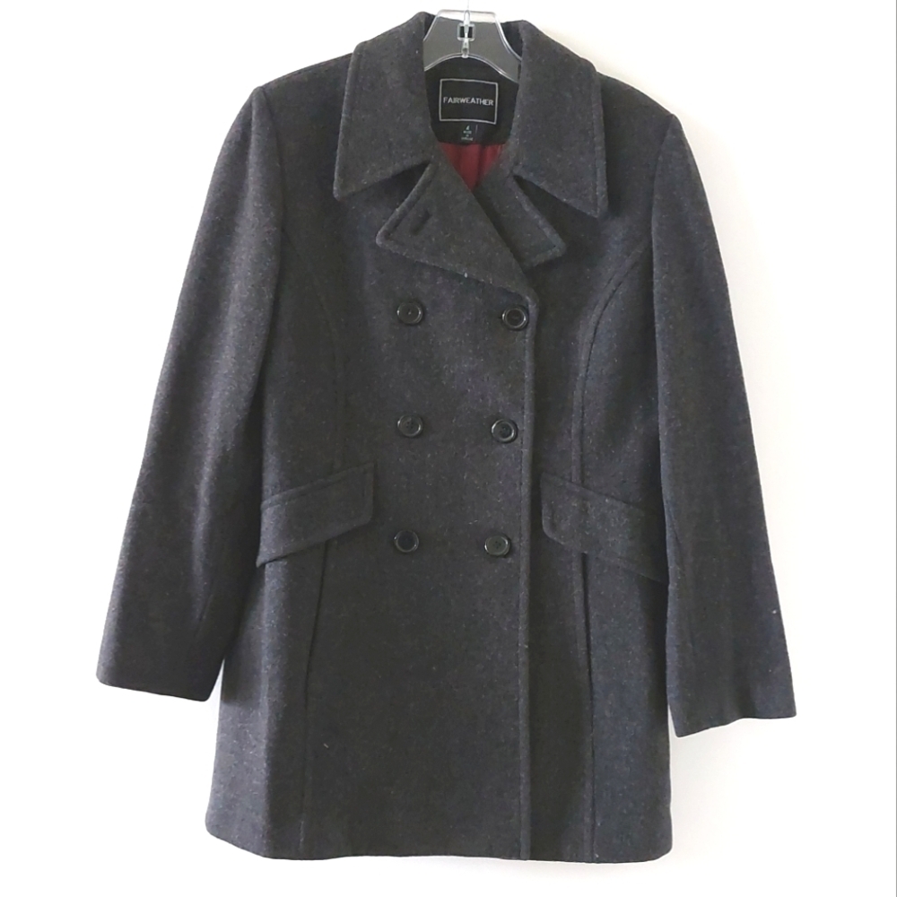 Fairweather 100% wool coat size 4